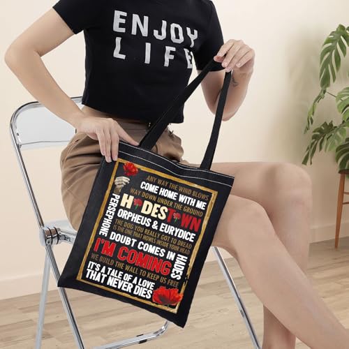 BWWKTOP Orpheus Musical Tote Bag Orpheus Gifts Musical Merchandise Eurydice Theatre Shoulder Bag4