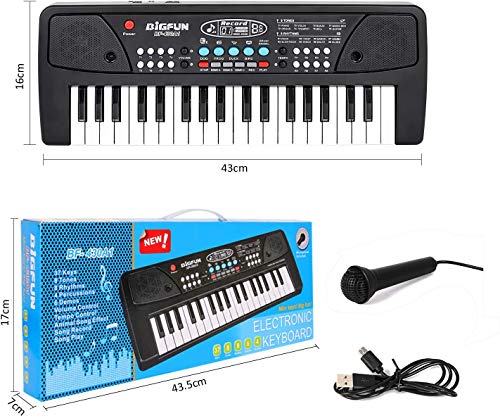 Piano pour Enfants, 37 Touches Multi-Function Clavier électronique de Piano Jouets avec Microphone pour Enfants Garçon… - Les Beatles, Paul McCartney, John Lennon, RIngo Starr, George Harrison Piano pour Enfants, 37 Touches Multi-Function Clavier électronique de Piano Jouets avec Microphone pour Enfants Garçon… – Image 8