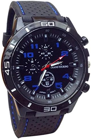 Mens Quartz Watches Sale, Festiday Men Military Sport Wristwatch Silicone Fashion Hours Casual Business Watch Gift, Wristwatch for Men Boys Kids Sports Watch