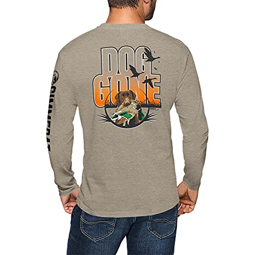 GIMMEDAT Duck Hunting Mens Shirt Dog Gone Graphic T-Shirt Dad Gift