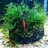 AoBeiWorld Decorative Shelter Domes, Aquarium Hideaway for Small Fish and Shrimp to Breed, Play and Rest, Safe and Non-Toxic 3D Printed Fish Tank Decorations (Black)