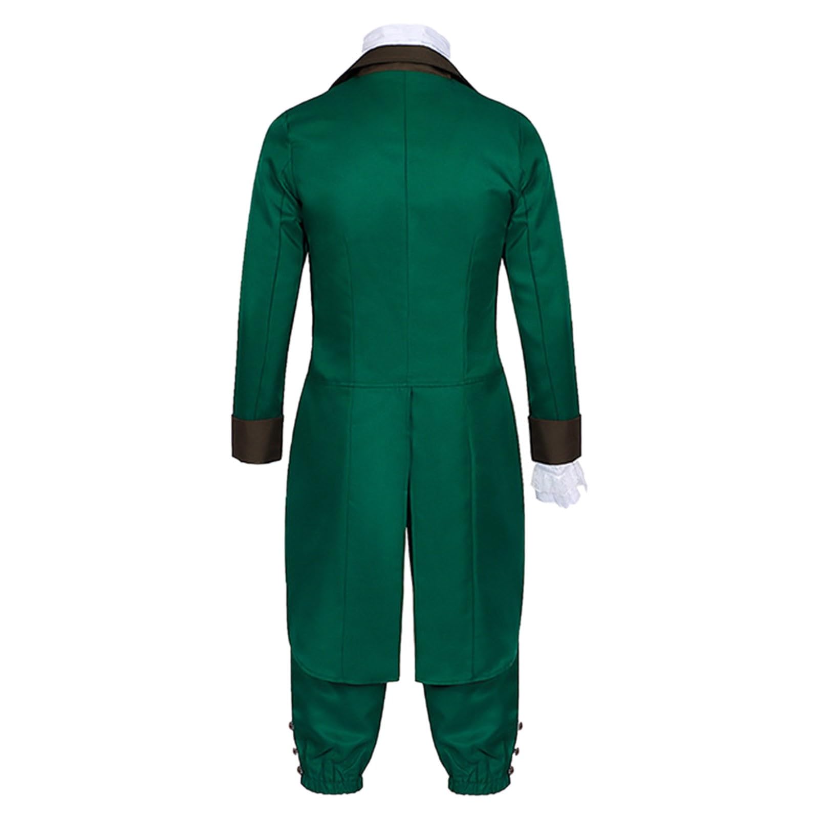 5-teiliges Leprechaun-Kostüm für Herren Komplett-Set für St. Patrick‘s Day Grüner Irischer Kobold Kostüm Karneval Faschingskostüm Erwachsene