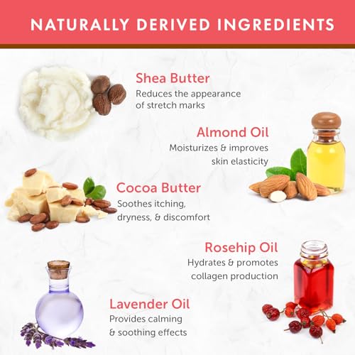 Belly Butter for Pregnancy - Tummy Butter for Stretch Marks Pregnancy - Belly Butter for Maternity Skin Care - Made with Cocoa Butter - Belly Cream for Pregnancy and Stretch Marks - Image 3