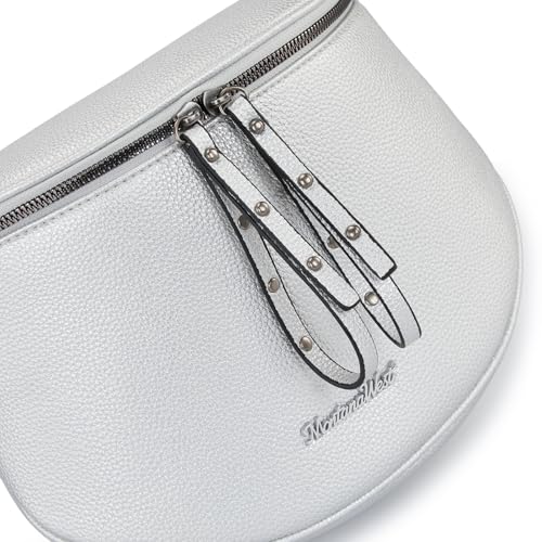 Image of Montana West Crossbody Bag for Women, Large Bum Bag Purse Soft Vegan Leather Travel Fanny Pack with Coin Purse