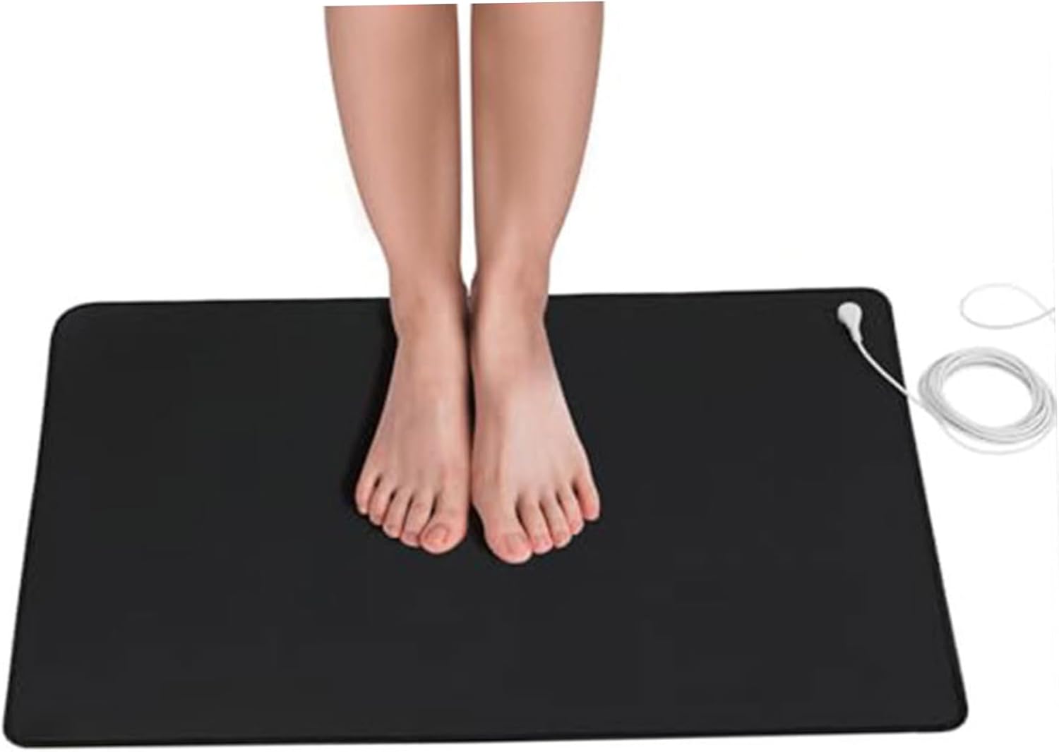 Grounding Mat for Improving Sleep, 24x35 Inch Grounding Pad, Non Slip Groundingwell Mat with Cord for Pain Stress Relief and Keep Healthy