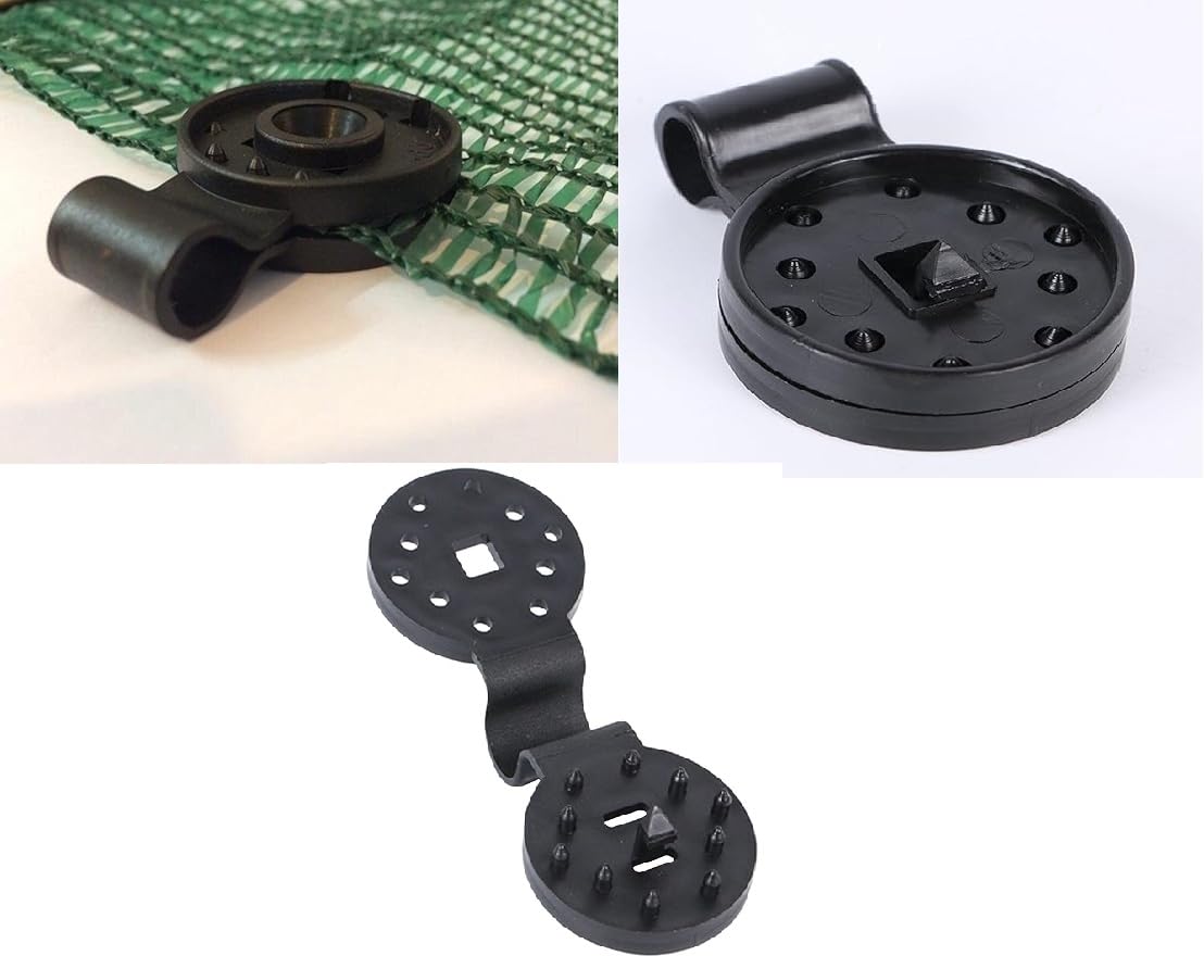 Gripper Clip for Fixing Net Cover in Place | Shade Cloth Plastic Clips | Netting Clips for Greenhouse Garden Anti Bird Netting Agricultural Sunshade Fabric Accessories (35 Piece)-image-33