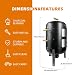 Joyagrill Smoker BBQ XXL L67 x 52 x 104H cm Thermometer, Belüftungsöffnung, 2-stöckiger Fleischräucherofen mit 5 Holzgriffen und Rippenhalter mit 4 Haken für Partys, Garten-BBQ, Camping-Grillen