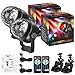 [Updated] Litake USB Party Lights LED Disco Ball Light with Sucker 6w, 7 Patterns Sound Activated with Remote Dj Disco Stage Strobe Lights for Halloween Party Car Dance Xmas Home Bar Birthday 2 Pack