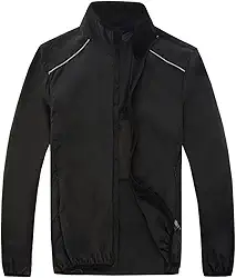 Jaqueta Corta Vento Refletivo Bolso Invisível Ciclismo Bike