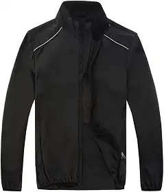 Jaqueta Corta Vento Refletivo Bolso Invisível Ciclismo Bike