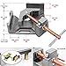 Strong Hand Tools, Heavy Duty Cast Iron, 90 Degree Right Angle Clamp, Corner Clamp, Adjustable Swing Jaw, Quick Acting Screw, Angle Iron Stand-Offs, 2.45