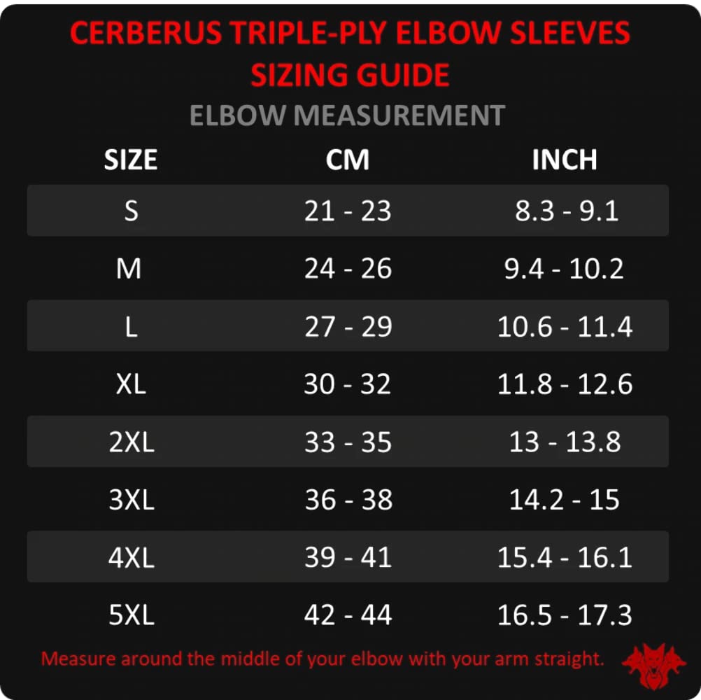 Cerberus Strength Gomitiere a Triplo Strato (2XL)