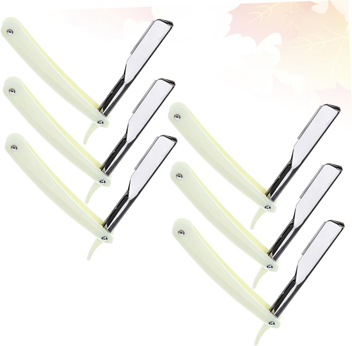 Manual Shaver Tool Holder for Men 6pcs Vintage Barber Razor Beard Holder to Use