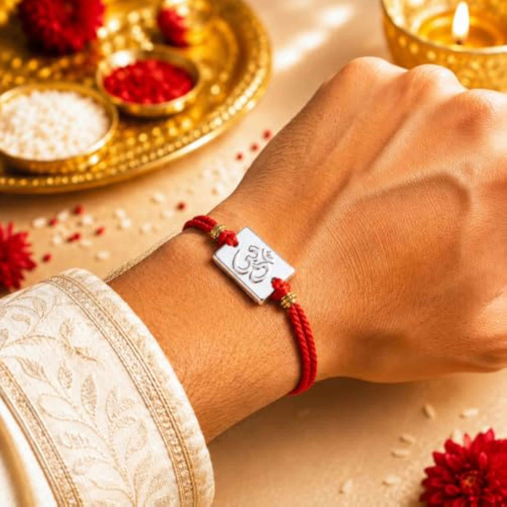 Om Design Raksha Bandhan Gift Set for Bhai