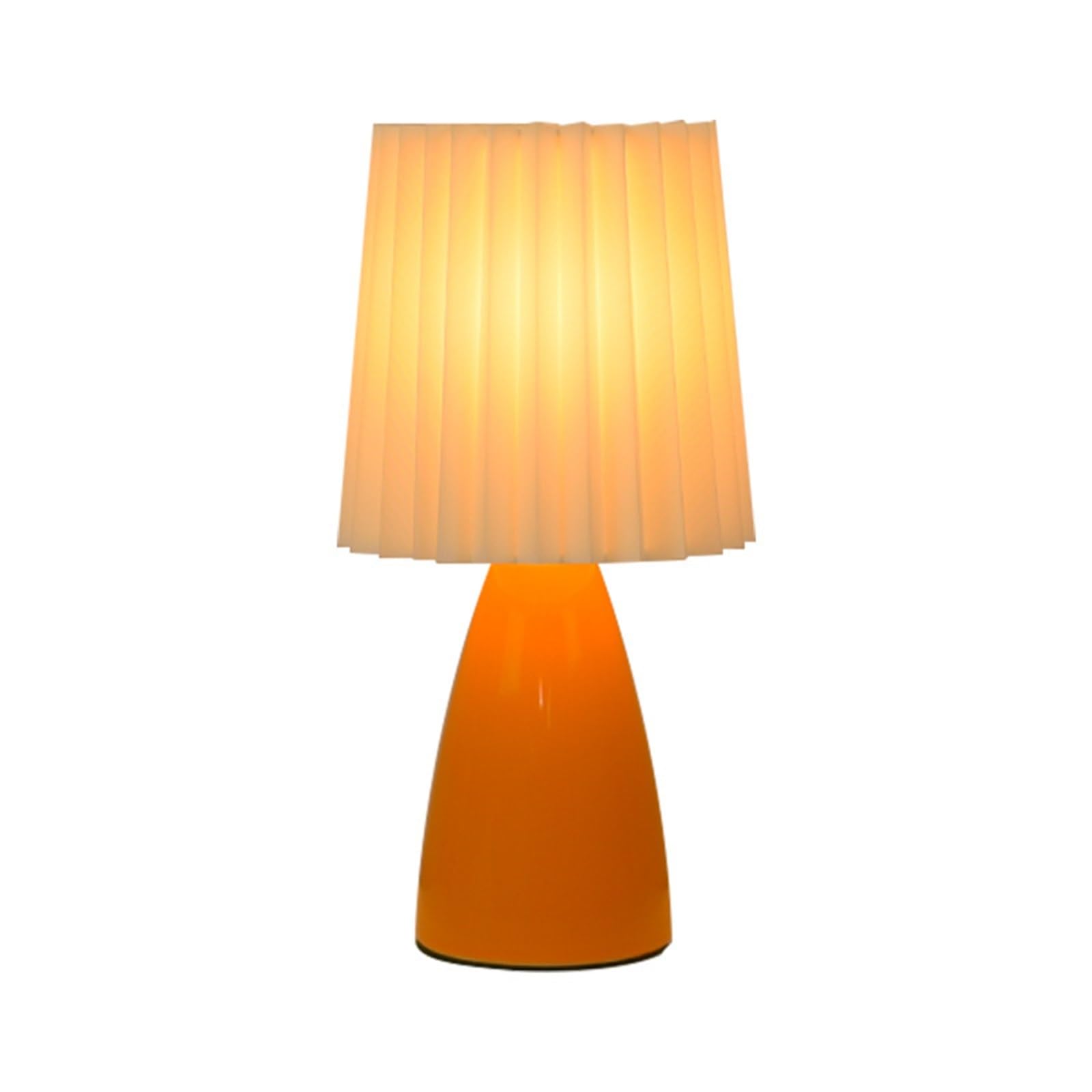 T2H9B5V4G8 Desk Lamp Pleated Retro Table Lamp Ceramic Bedroom Study Bedside