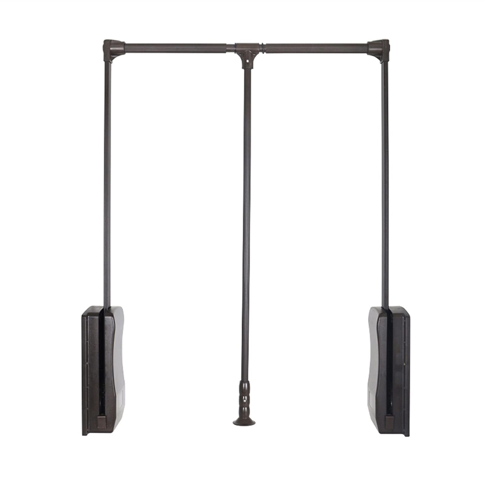 HTTGDGDH Adjustable Wall-Mounted Pull-Down Clothes Rail | Space-Saving Wardrobe Storage Solution | Supports Up To 30Kg | Ideal For Closets,