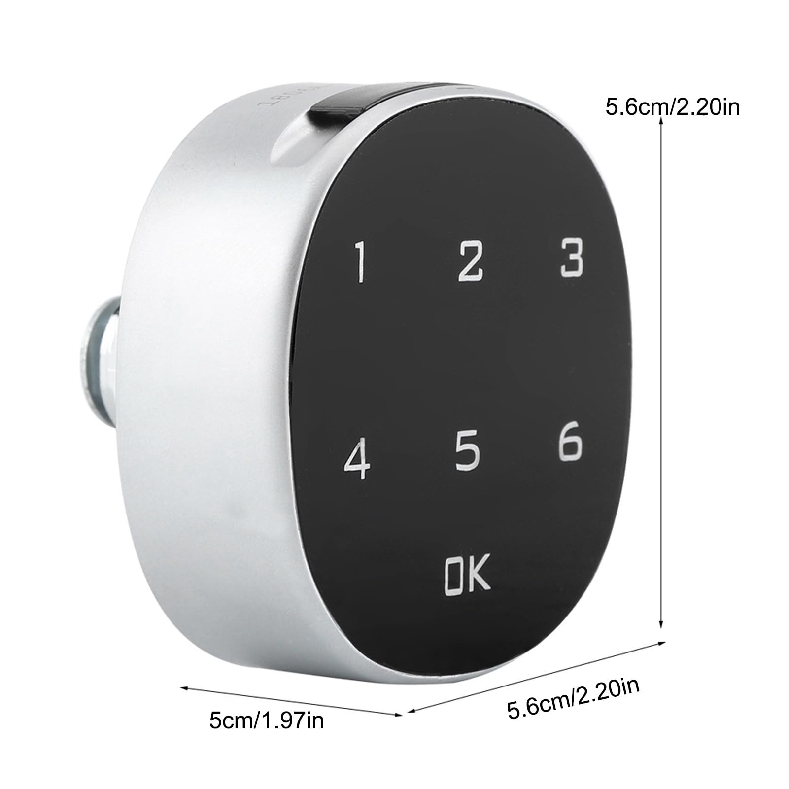 3 Stellige Code Kombination Cam Lock Silber Zink Legierung Kabinett Sicherheit Password Coded Lock(0.5~9Mm Iron Sheet Cabinet