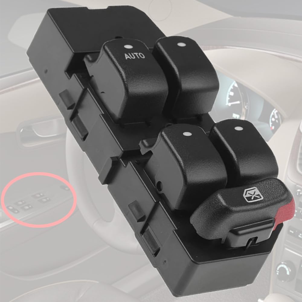 Commutateur de leve-vitre electrique avant gauche 15902664 bouton commande Malibu LTZ 2008