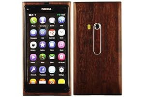 Shield Your Nokia N9 with Dark Wood Full Body Skin and Screen Protector