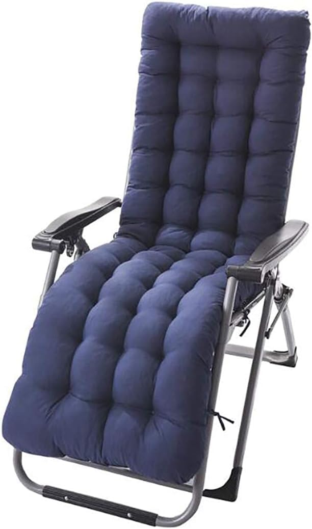 Xing Cuscino per Sedia a Dondolo con Schienale Alto, Ricambio per Lettino Prendisole da Giardino, Patio, Lounge, Cuscino Reclinabile, Arancione, Imbottitura in Cotone Perlato