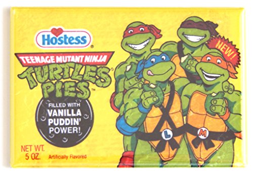 Ninja Turtle Pudding Pie Fridge Magnet
