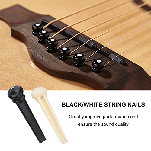Goupilles de pont de guitare Sillet de Chevalet + cheville de guitare + String Winder Pièces de rechange pour guitare… - Les Beatles, Paul McCartney, John Lennon, RIngo Starr, George Harrison Goupilles de pont de guitare Sillet de Chevalet + cheville de guitare + String Winder Pièces de rechange pour guitare… – Image 4