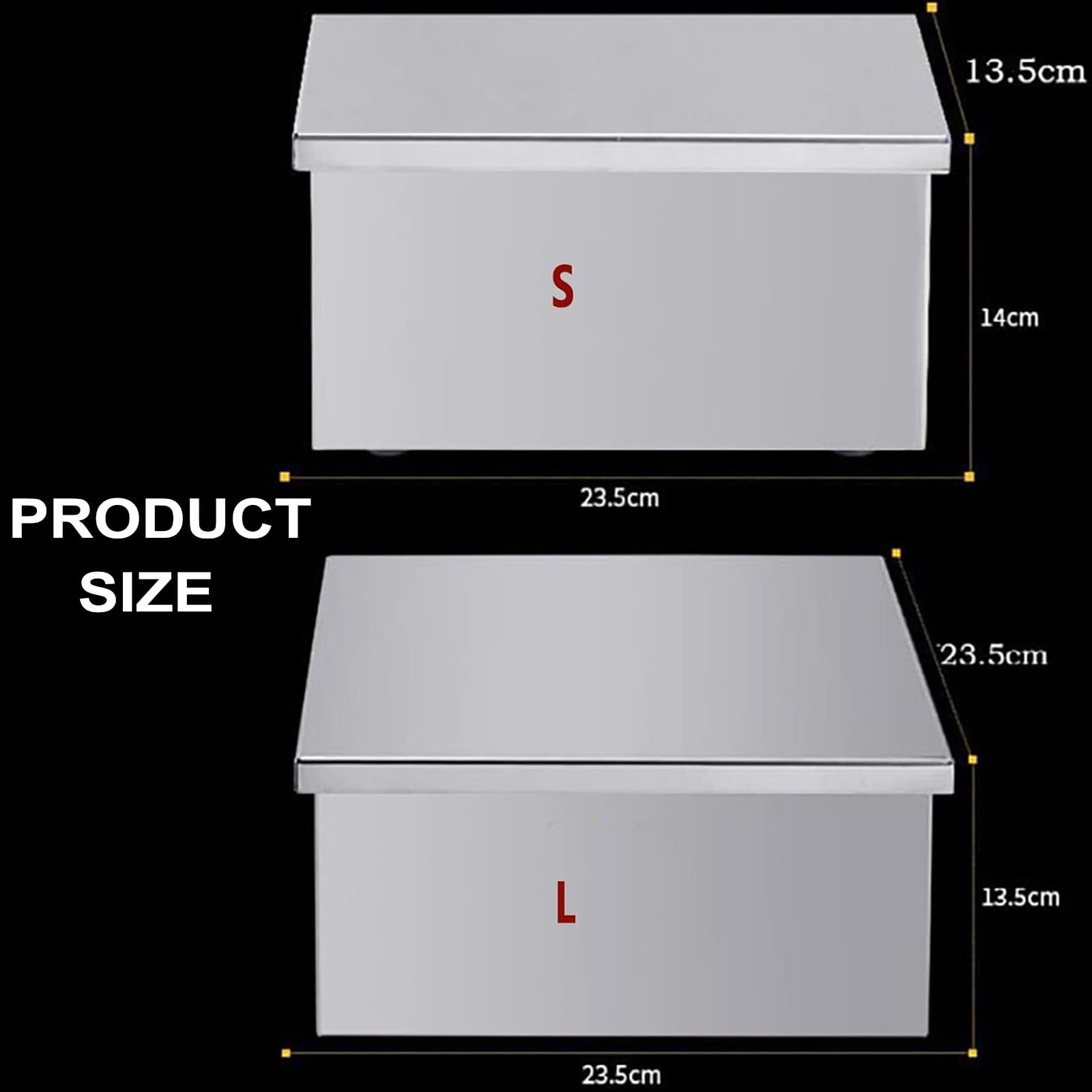 Horno de algas de acero inoxidable, contenedor de algas de 25 W con 3 bombillas incandescentes, 4 pies antideslizantes, función de secado, aislamiento térmico, horno de algas ajustable for sushi(L)