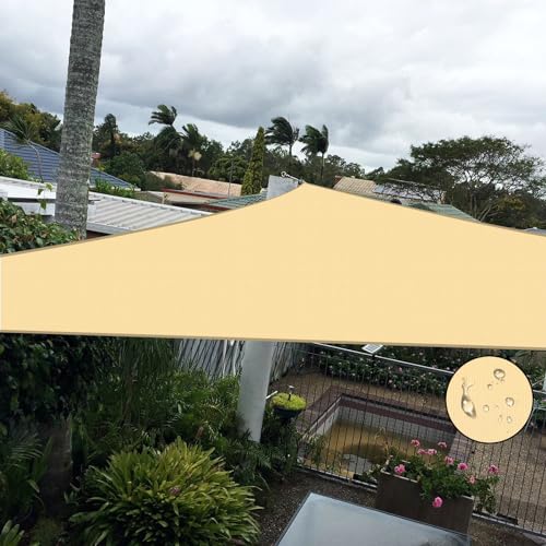 Housse de terrasse et auvent triangulaire imperméable 4 m de cour