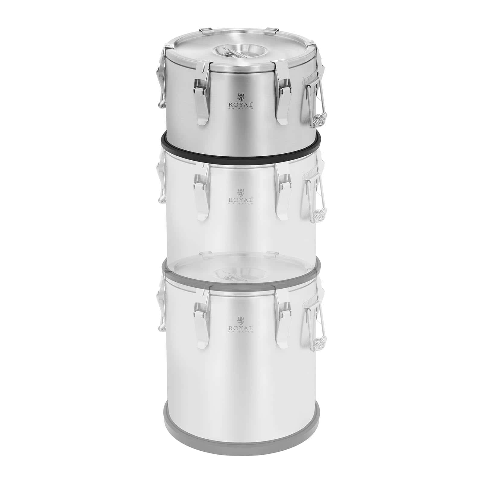 Royal Catering Serbatoio termico termico (10 litri, in acciaio inox, impilabile)