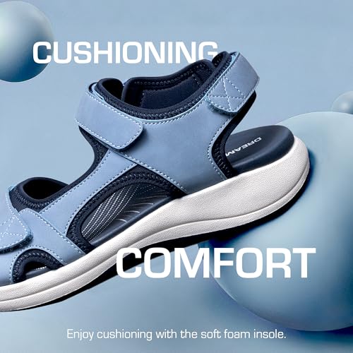 Image of DREAM PAIRS Women's Sandals Open Toe Lightweight Summer Shoes Walking Casual Outdoor