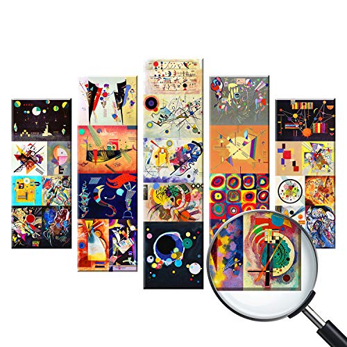 Giallobus - Quadro 5 Pannelli Art Board - Vassily