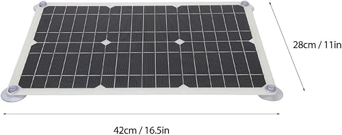 Miniatura 8 de Cargador de batería solar de 100 W y 18 V, controlador USB portátil, kit de carga de panel monocristalino, kit de panel solar para barco, coche, RV,