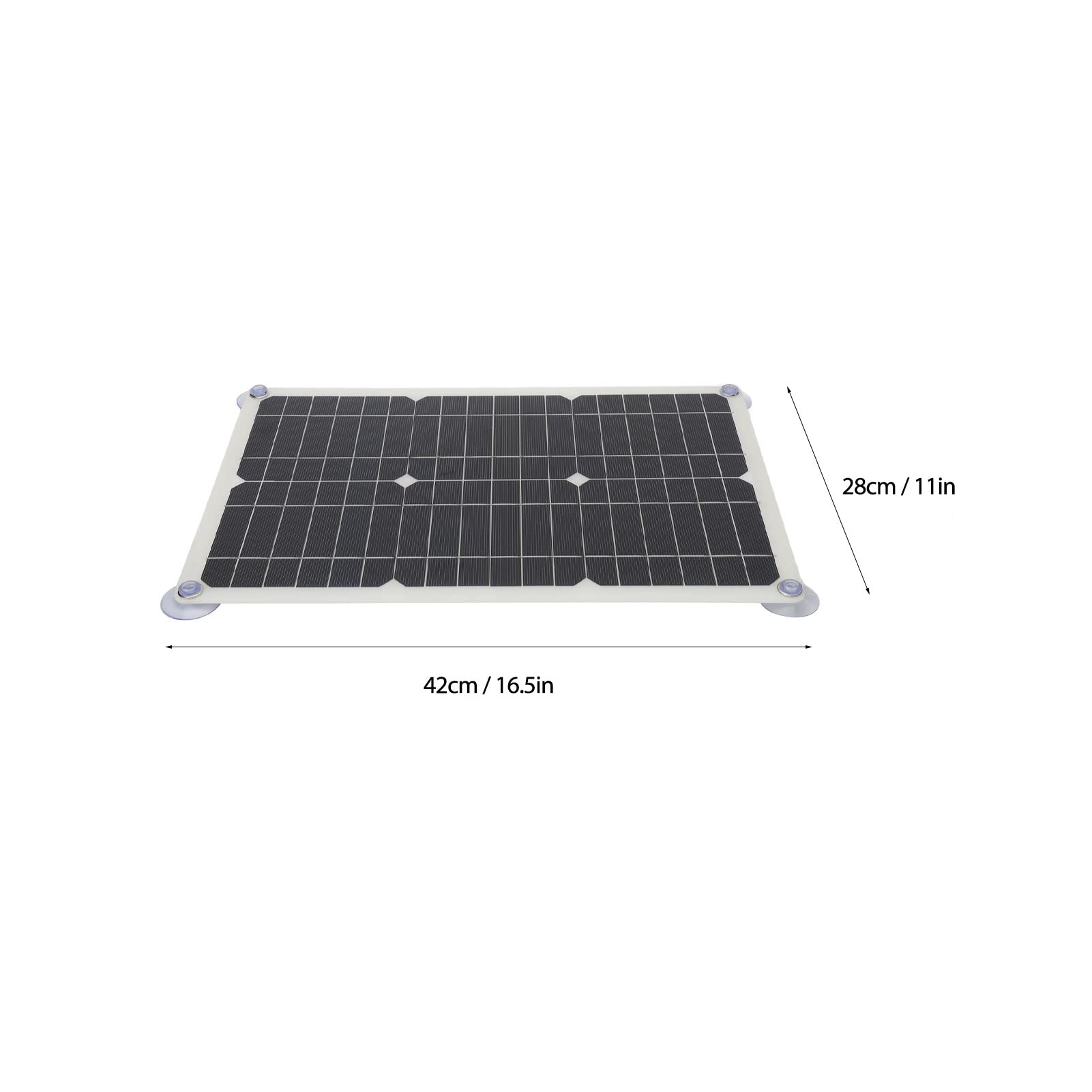 100W Monocrystalline Solar Panel Dual USB Solar Cell Cell Module DC For Car Yacht Light RV 12V Battery Boat 5v Outdoor I.543653748