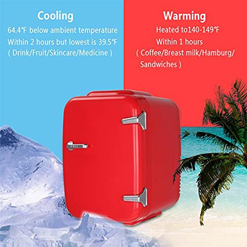 GYAM Mini Fridge 5 Liter, with AC/DC Power, Portable Small Refrigerator