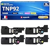 Normes CE ISO 9001 ISO 14001. NOPAN-INK Pack 4 Toner TNP-92K TNP-92C TNP-92M TNP-92Y Compatible pour Konica Minolta 3120i Noir et Couleurs Haute capacité avec Puce 4000 Pages