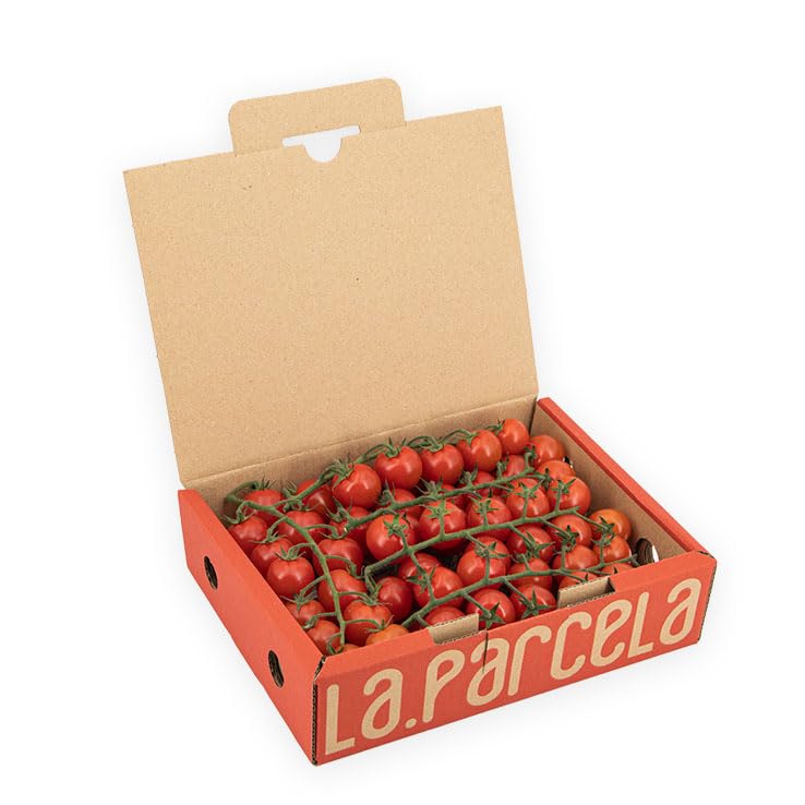 Tomate Cherry Juanita 0.8kg, La Parcela, Origen España, Andalucía (Costa Tropical), Comprar Tomate Cherry Fresco, De La Huerta A Tu Casa, Producto de Cooperativa Granada La Palma
