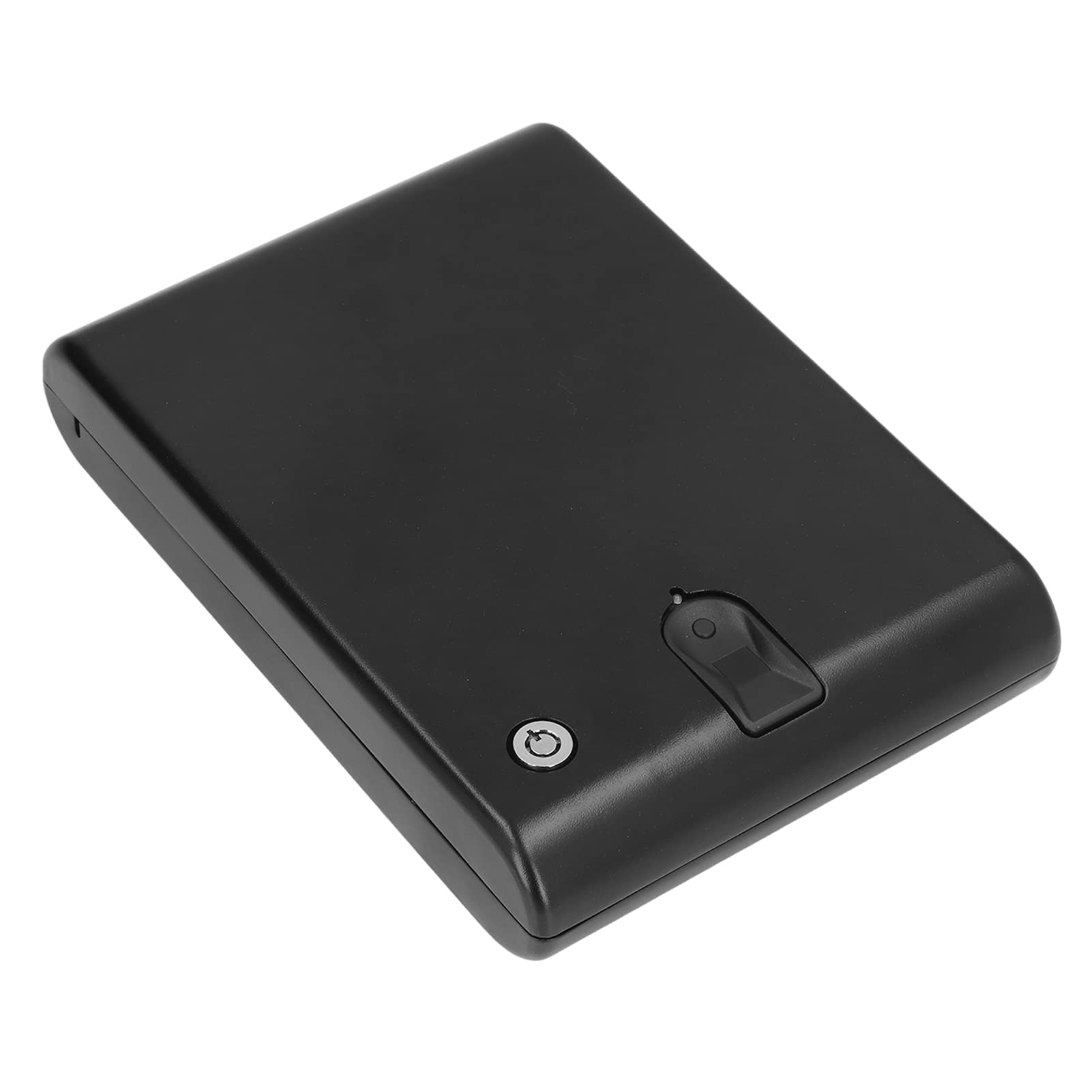OS100SE Coffre-fort à Empreintes Digitales, Coffre-fort Portable en Acier à Accès Rapide pour Voiture avec Corde pour Documents de Bijoux en Espèces, s'adapte aux Espaces de Taille, Acier