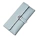 Produktbild Damen Geldbörse Piebo Elegant Leder Geldbeutel Süß Portemonnaie Neu Handtasche Tote Multifunktionale Tasche Mini Brieftasche Clutch (7.5x3.5x0.4, Hellblau)