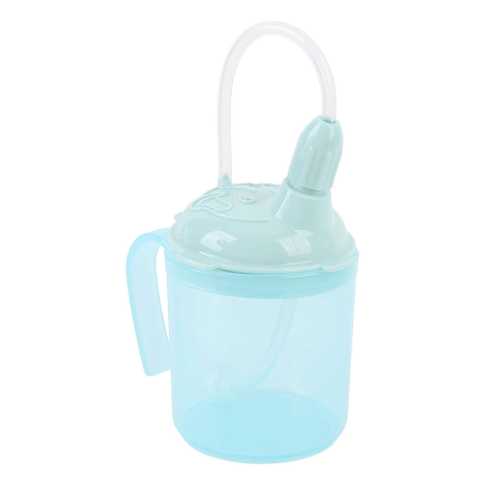 Xinsheinelry Ergonomic 300ml Feeding Cup with Base for Elderly Pregnant Women Anti Spill Green Container Spill Proof Feeding Cup for Elderly Hospital Use