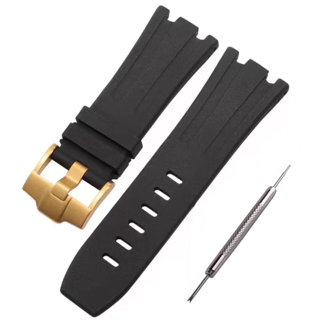 Dive Rubber Silicone Watch Band Compatible with Audemars Piguet Royal Oak Offshore 15703 15710-28mm AP Rubber Watch Band Strap (B0CSKMVFQM) Amazon Price History, Amazon Price Tracker