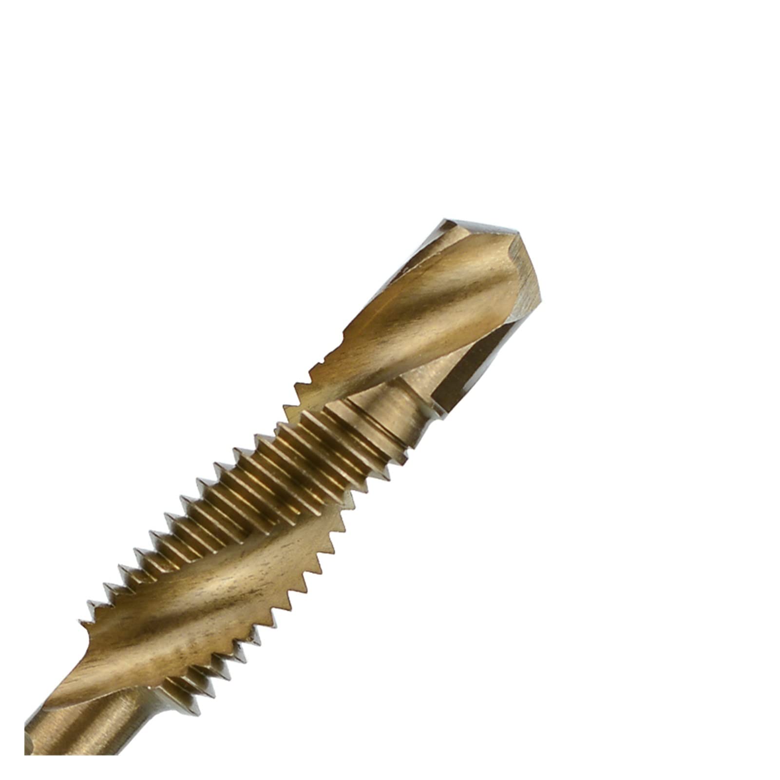 punte da trapano 7pcs. HSS. Thread rubinetti. M3-m12. Bit toccatura metrica T ICN. Rubinetti composti a vite a vite con gambo esagonale rivestito 1/4 (Color : 7pcs Set)