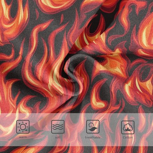 Girls Underwear Soft Cotton Flames Kids Panties in Sizes 2/3t, 4t, 5t, 6 and 83