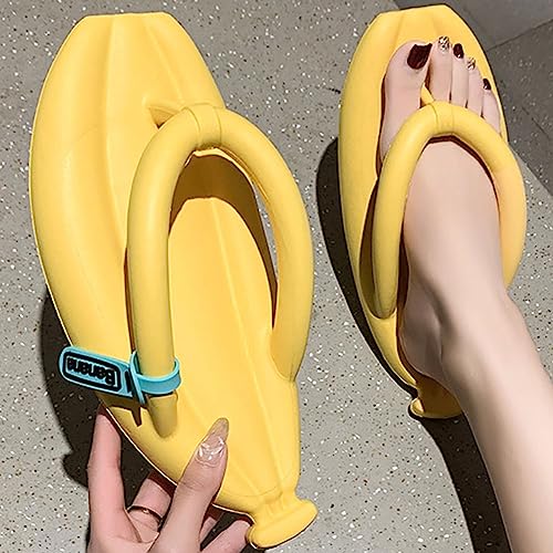 Banana Slippers Banana Sandals Slides Slippers Non-slip Shower Shoes EVA Unisex Flip3