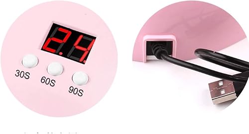 Miniatura 4 de SXNBH - Lámpara de uñas de gel LED UV para secado rápido, lámpara profesional de secado rápido con sensor inteligente (color negro-JoJo's Bizarre