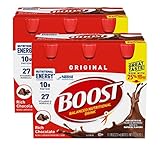 Boost Original Balanced Nutritional Drink, Nutritional Energy with Protein and Vitamins & Minerals (Chocolate, 6 Count (Pack of 2))