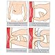 SEWOART 2St Fettes Clip-Set body fat caliper körperfett messung kleines Maßband Teleskopmaßband digitaler Messschieber Fettmesser tragbares fettmessgerät Anzahl Bremssättel Umfang Lineal