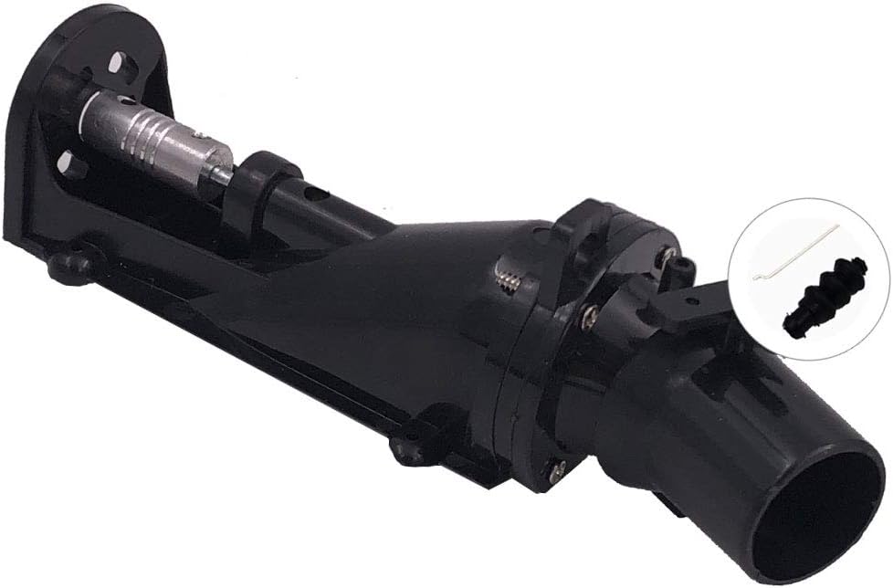 7” RC Boat Turbo Jet with 3.17mm Coupling for 40-110cm Length DIY RC Jet Boat Nlijia (Turbo Jet with 3.17mm Couping Without Motor)