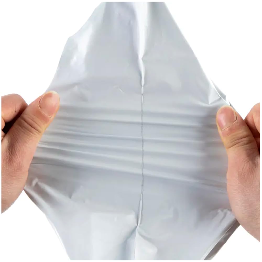 YIJIA | 100 Bolsas 35x45CM Polietileno Blancas para Envíos, Sobres de Correo, Bolsas de Plástico de Envío Autoadhesivas