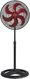 Ventisol Ventilador de Coluna Oscilante, Turbo 6 Pás Premium, Vermelho, 50cm, 127V