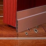 【UN TAMAÑO SIRVE PARA TODOS PUERTA 】5CM"de ancho x 100CM" de longitud. Se puede usar en puertas interiores y exteriores de todo tipo. Instalación rápida y fácil en 2 minutos. También puede cortar en diferentes tamaños de acuerdo a su necesidad